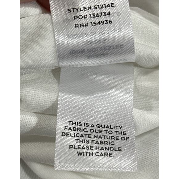 Lulus White Beaded Fringe Mini Skirt Women’s Small 100% Polyester Party Glam - Picture 7 of 9